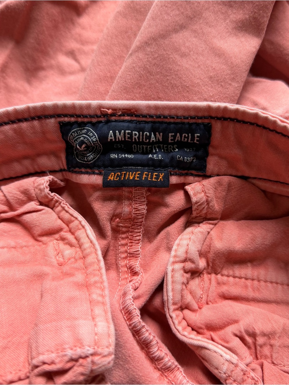American Eagle Outfitters Active Flex Shorts Coral - Picture 3 of 4